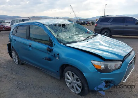 2014 Mitsubishi Outlander Sport Es from USA, damaged, VIN 4A4AR3AUXEE009563